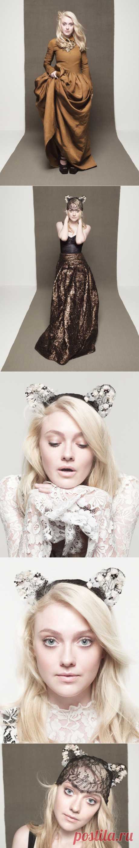 Дакота Фаннинг (Dakota Fanning) – Фотосессия для журнала InStyle UK (декабрь 2012) | Starer - Фотосессии знаменитостей