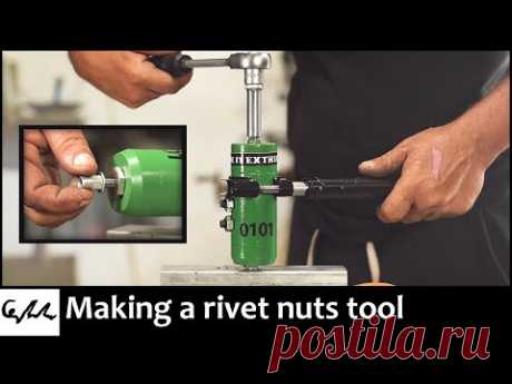Making a rivet nuts tool
