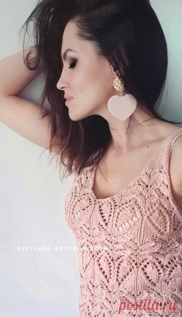 Ажурный топ 🌸🌸🌸Светлана Барышникова