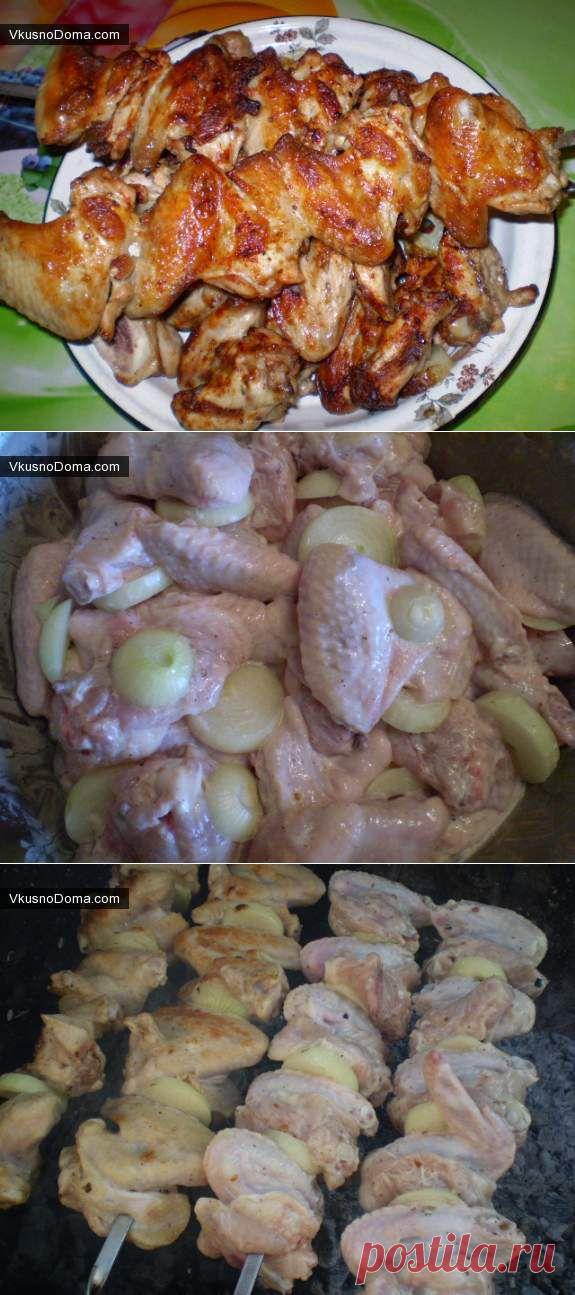 Куриные крылья в луковом соке / Домашние рецепты. Готовим дома вкусно!