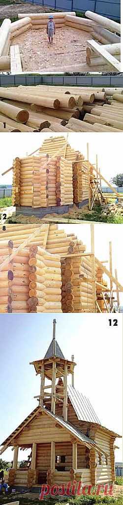 Дом из бревна ручной рубки - Построим дом и дачу сами