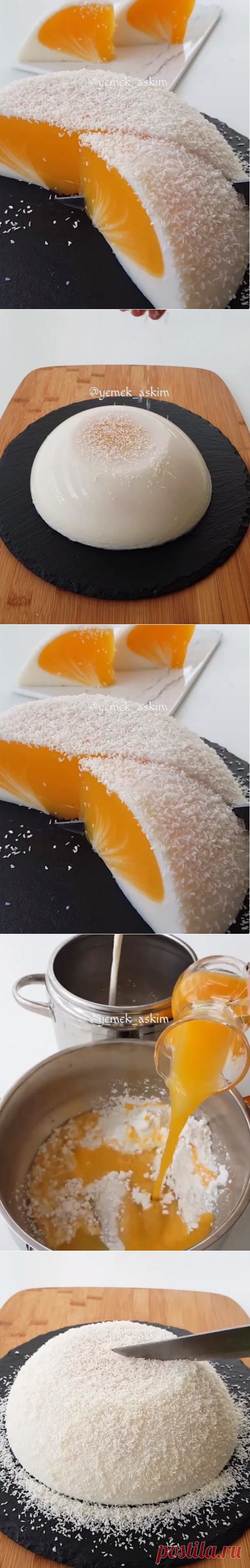 Тающий во рту десерт «Яйцо страуса»