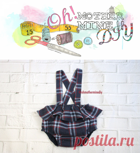 Patrones peto cuadros volante (gratis en varias tallas) | | Oh, Mother Mine DIY!!