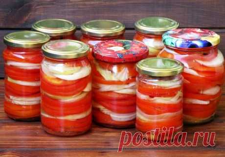 Вот так мариную крупные помидоры: вкусный остренький салат, не оторваться. И дольки не распадаются, плотные: 2 хитрости и идеальный маринад | В саду у Валентинки | Дзен(***)
