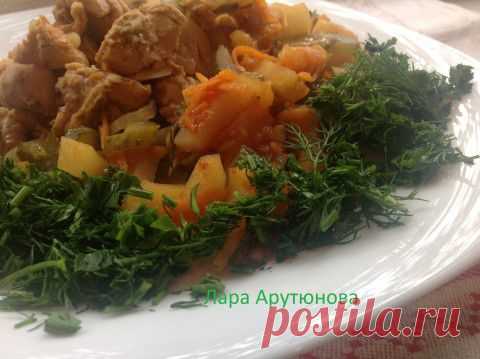 Азу из курицы. | Давай поговорим