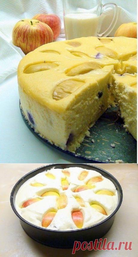 Как приготовить воздушная творожная запеканка с черносливом и яблоками - рецепт, ингридиенты и фотографии