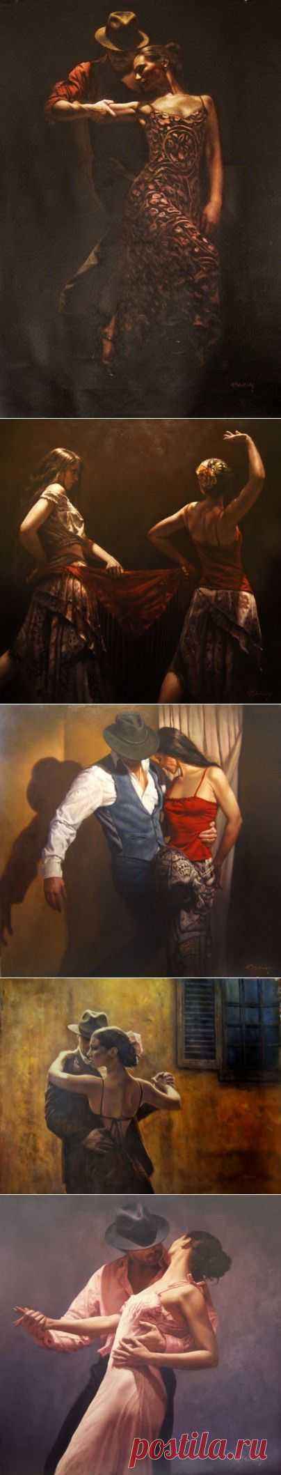 Картины современных художников: Страсть танца в картинах Hamish Blakely