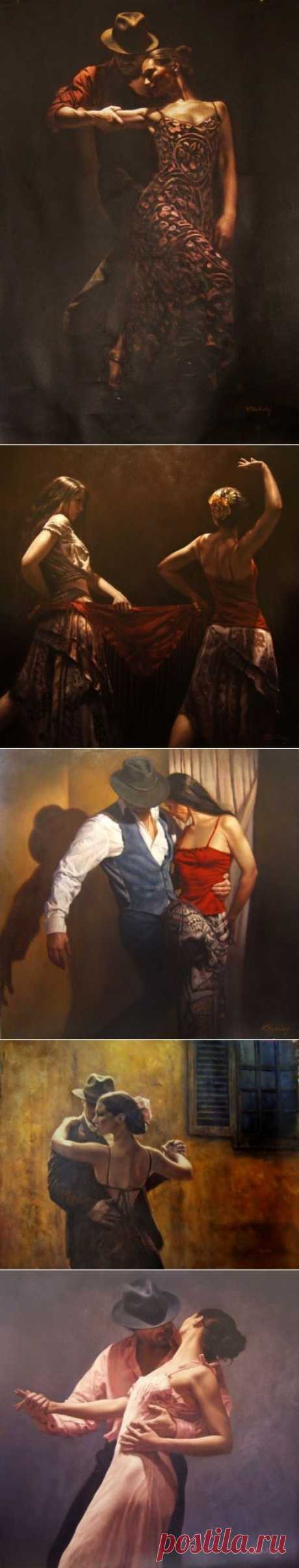 Картины современных художников: Страсть танца в картинах Hamish Blakely
