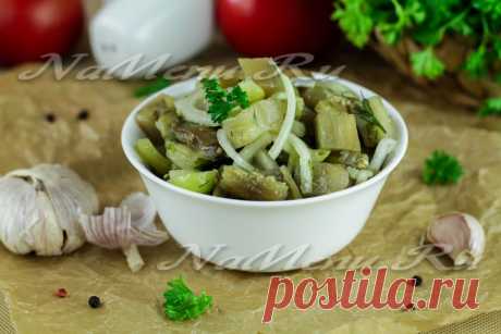 Быстрые маринованные баклажаны с чесноком и зеленью Как готовятся баклажаны маринованные с чесноком и зеленью (быстрые). Простой рецепт с четкими фото и объяснением процесса готовки.