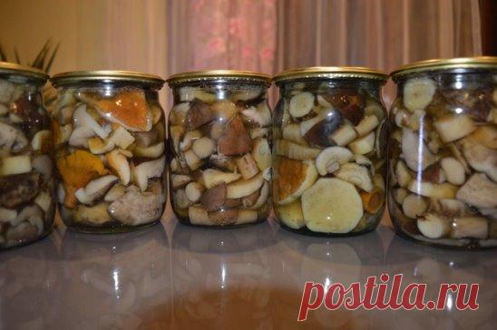 Маринад для любых грибов.
