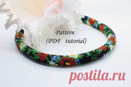 PatternSummer Bloom Bead Crochet Rope Pattern Beaded от Inulitka