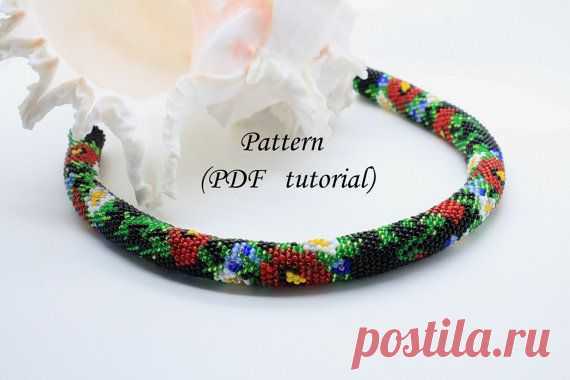 PatternSummer Bloom Bead Crochet Rope Pattern Beaded от Inulitka