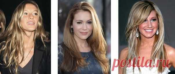 Обратное мелирование