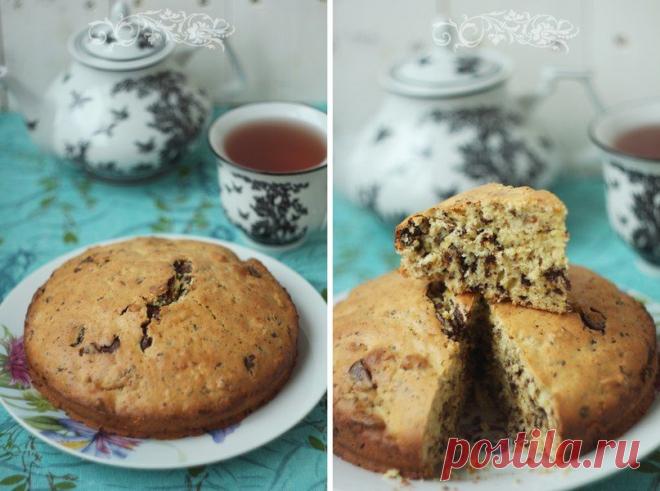 Апельсиново-шоколадный кекс