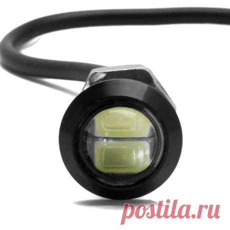 1 светодиодный Высокая яркость света автомобильный фонарь Eagle Eye дневной ходовой фонарь DRL Мотоцикл Автоматическая парковка 12v 24v сплав высокой твердости лампочки на авто 18 мм 23 мм Белый / Красный / Синий - купить по выгодной цене | AliExpress