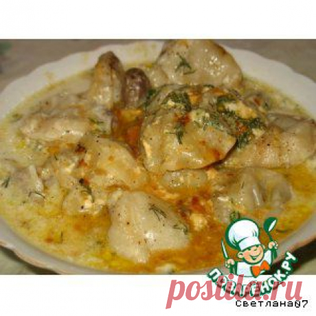 Пельмешки в горшочке - кулинарный рецепт