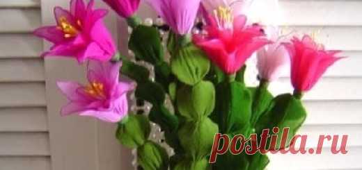 Архивы Цветы и поделки из капрона - Handmade-Paradise