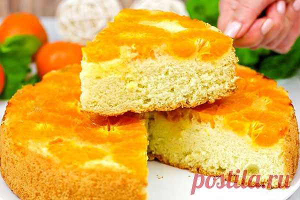 Шарлотка с мандаринами

Очень воздушная, ароматная, нежная и сочная шарлотка с приятной мандариновой кислинкой.