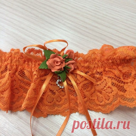 Кружевная подвязка, ручная работа (дизайнер Т.Ломакина)🌸🌸🌸🌸🌸