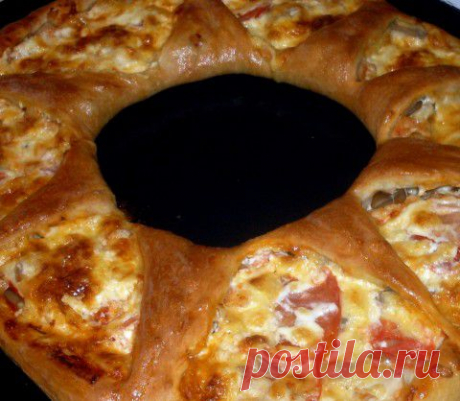 Открытый пирог-венок или НЕ пицца