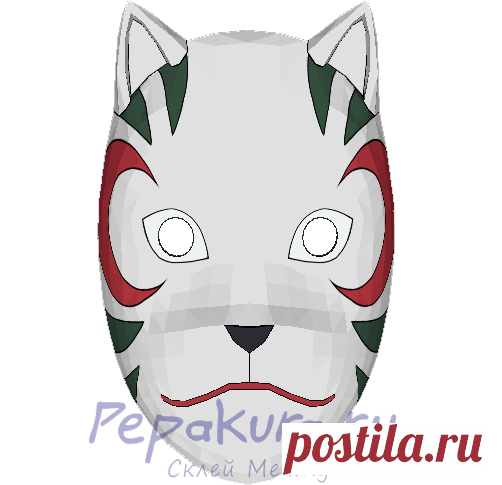Схема маски (развертки) Ямато пдо | Pepakura