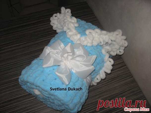 Плед из Alize Puffy