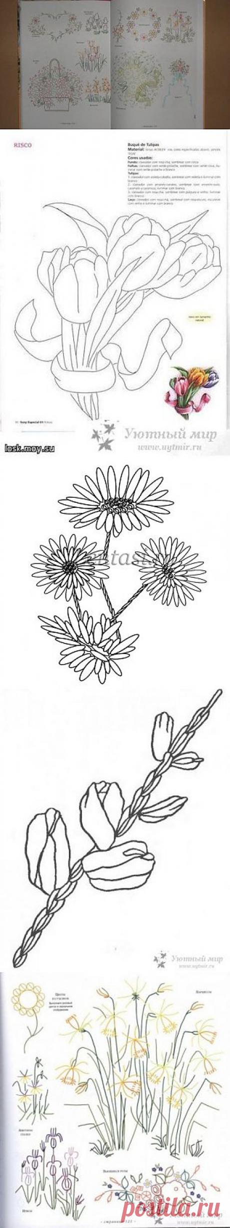 Вышивка Шелковыми Лентами Схемы