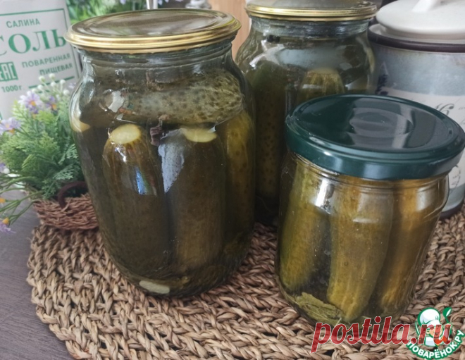 Солёные огурцы, как из бочки – кулинарный рецепт