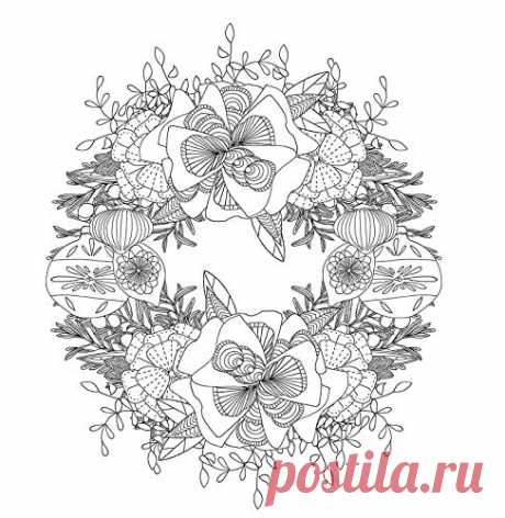 Антистресс раскраски для взрослых. Арт-терапия