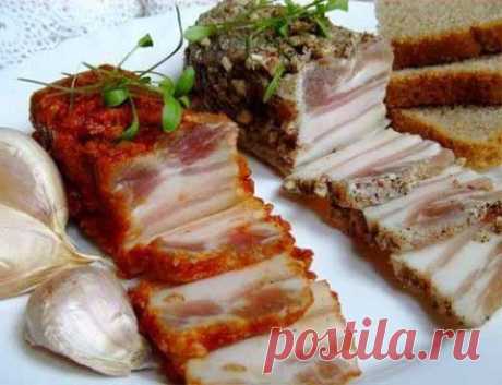 Сало со специями | Домашняя кулинария