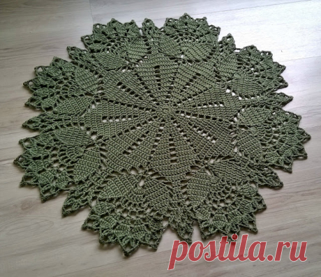 Кофе Половина Дня: Крючком: Цветочный Ковер