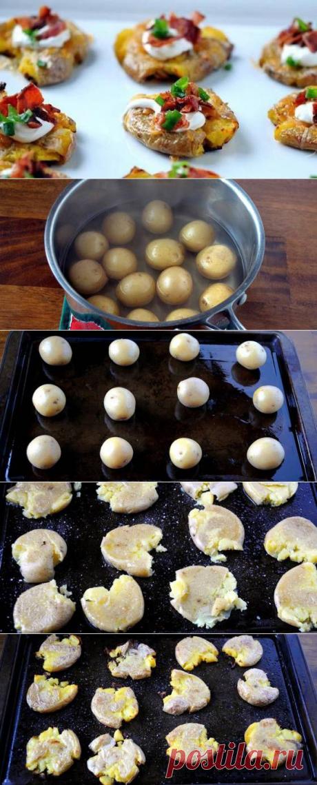 Картошка-лепешка с начинкой