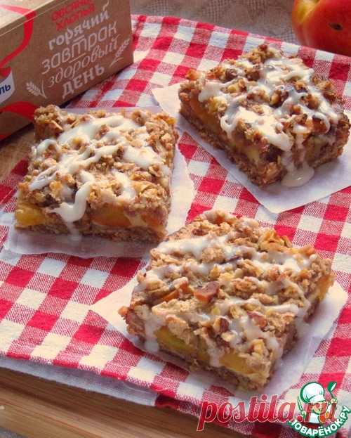 Персиковые пирожные - очень вкусно!