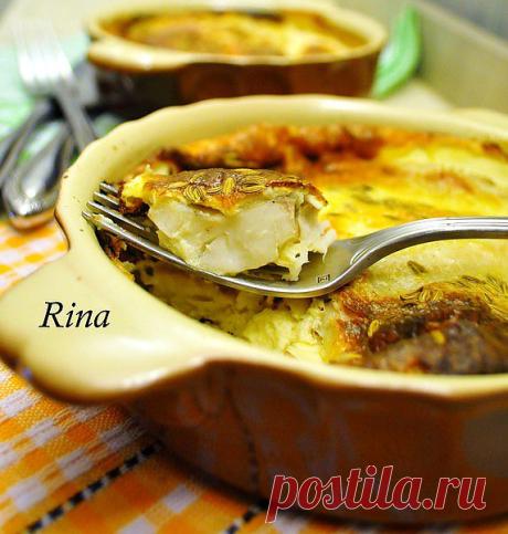 Рыба запеченная в сливках - Кулинарные заметки