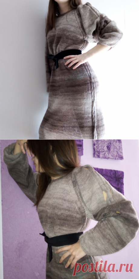 Платье с изюминкой на рукаве