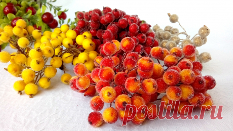 Сахарные ягодки для рукоделия (мастер-класс) &amp;raquo; Женский Мир