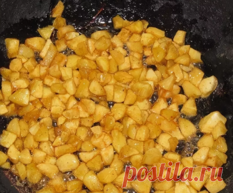Вместо "Шарлотки" готовим "Яблочное печенье", быстро и вкусно