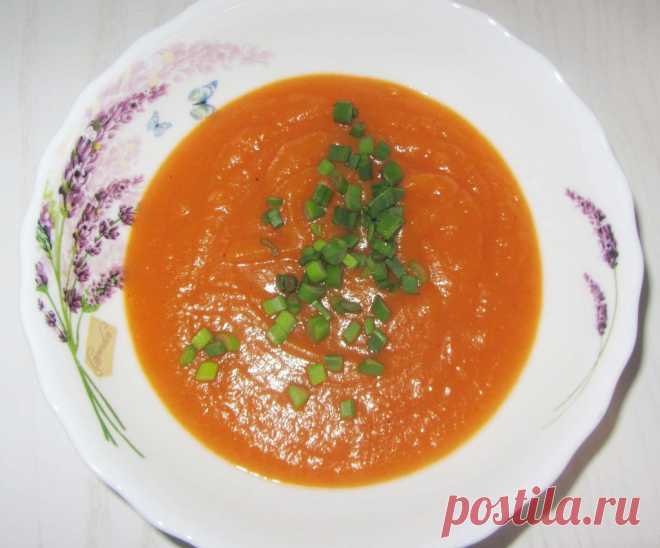 Постный суп-пюре из тыквы, моркови и картофеля - ФотоРецепт - медиаплатформа МирТесен