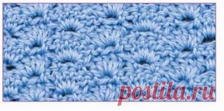 140 лучших узоров для вязания крючком с образцами и схемами. Схема 33