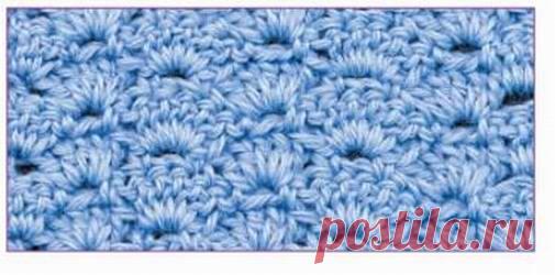 140 лучших узоров для вязания крючком с образцами и схемами. Схема 33
