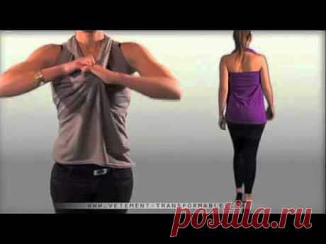▶ Le gilet transformable vidéo démonstration - vêtement transformable - YouTube