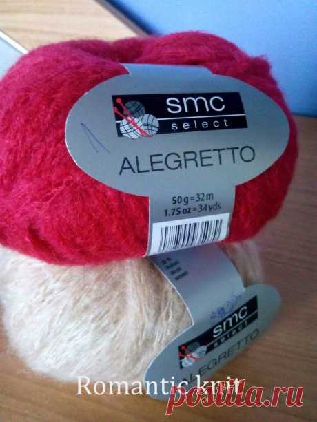 Romantic knit: Пуловер и прежда Alegretto