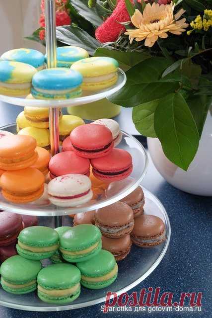 Макаронс (macarons) на французской меренге • Пирожные, рулеты