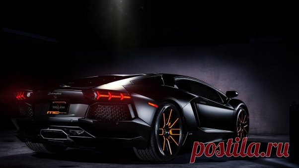 Wallpaper Black, Aventador, Lamborghini, Lp700-4 HD