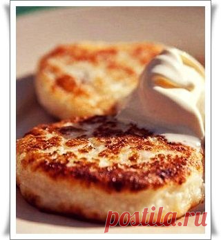 Низкокалорийные сырники .
