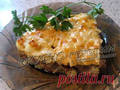 Мясо, запеченное под сыром рецепт. Вкусный и простой рецепт с пошаговым фото.