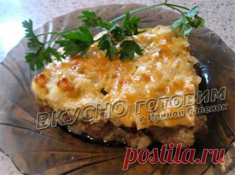 Мясо, запеченное под сыром рецепт. Вкусный и простой рецепт с пошаговым фото.