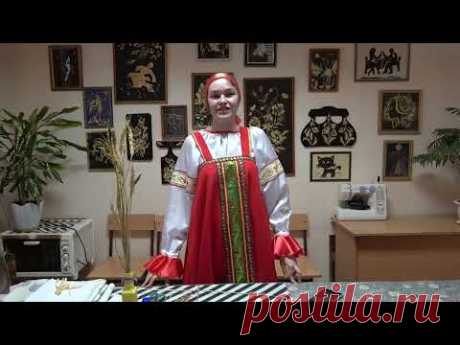 Мастер-класс. Технология аппликации из соломы "Цветы России"