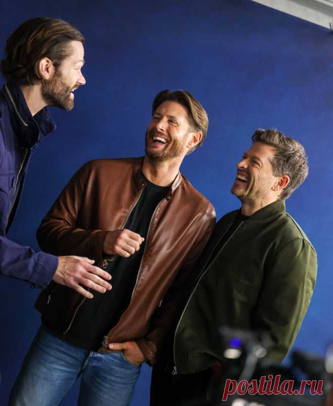 Новые фото со съемок Дженсена, Джареда и Миши специально для TV Guide
