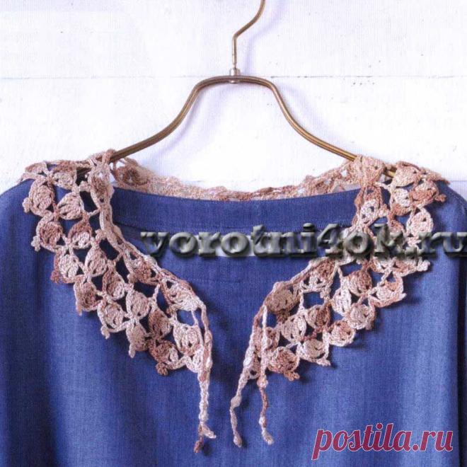 Ажурный воротник Азалия